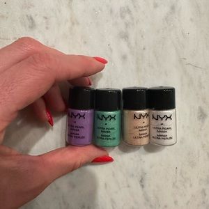 4 Brand New NYX Ultra Pearl Mania Bottles